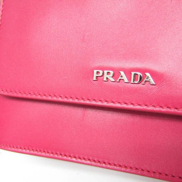 Prada Saffiano Pink Leather Shopper Bag (Pre-Owned) - Picture 9 of 16
